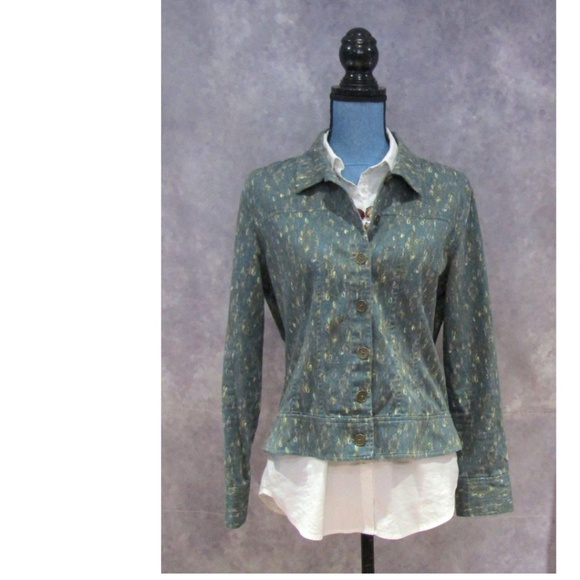 Christopher & Banks Jackets & Blazers - Christopher & Banks Teal Green Brown Jacket Size M